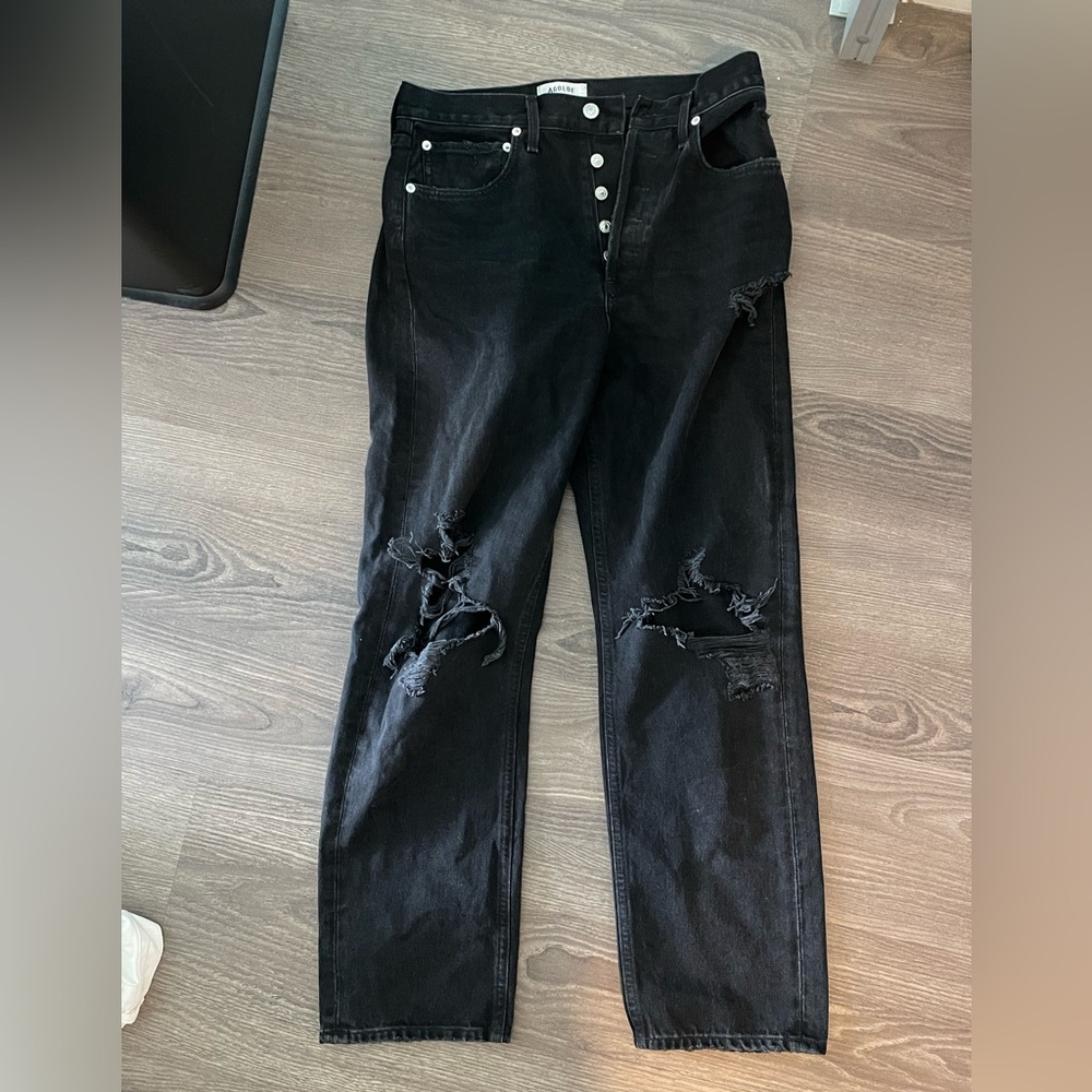 Agolde Charcoal Denim Jeans